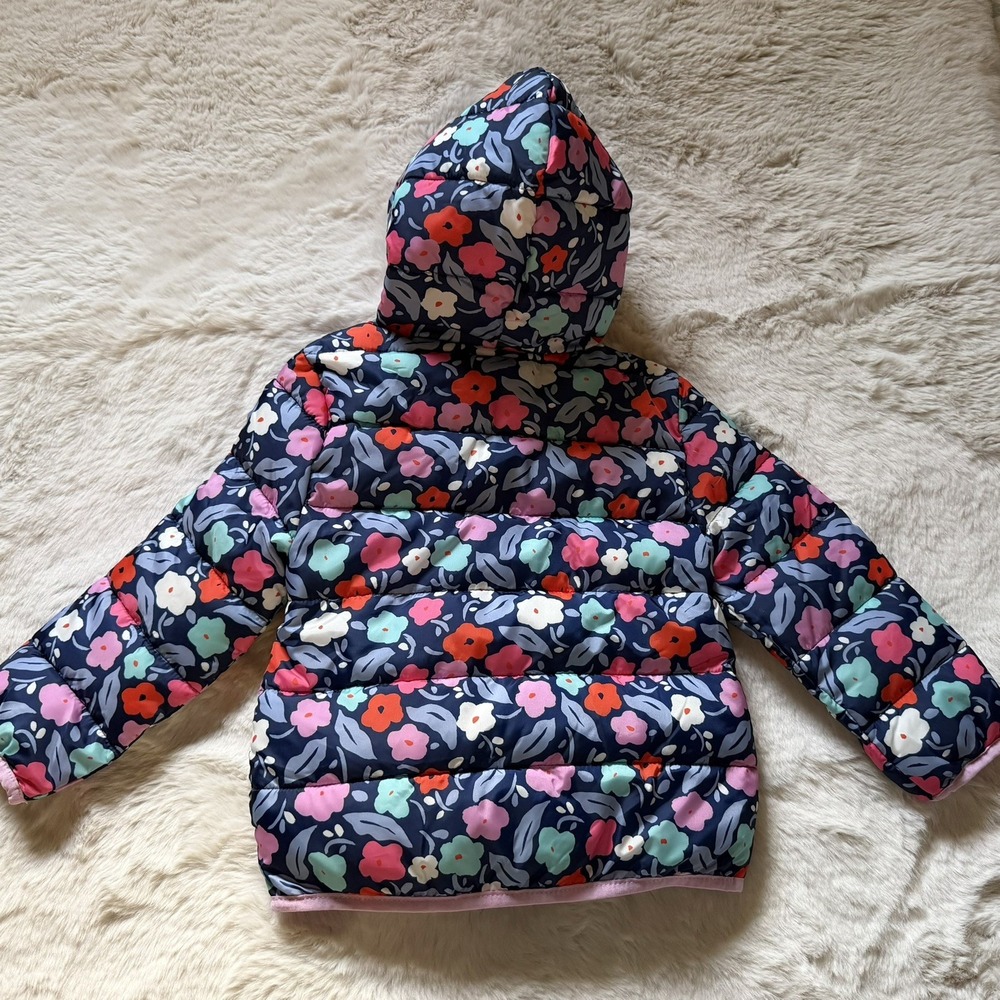 NEW Epic Threads Floral Pattern Packable Jacket 2T - Picture 2 of 3